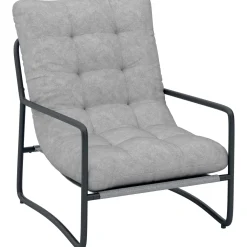 Salotto da giardino Patterson grigio chiaro 4 posti