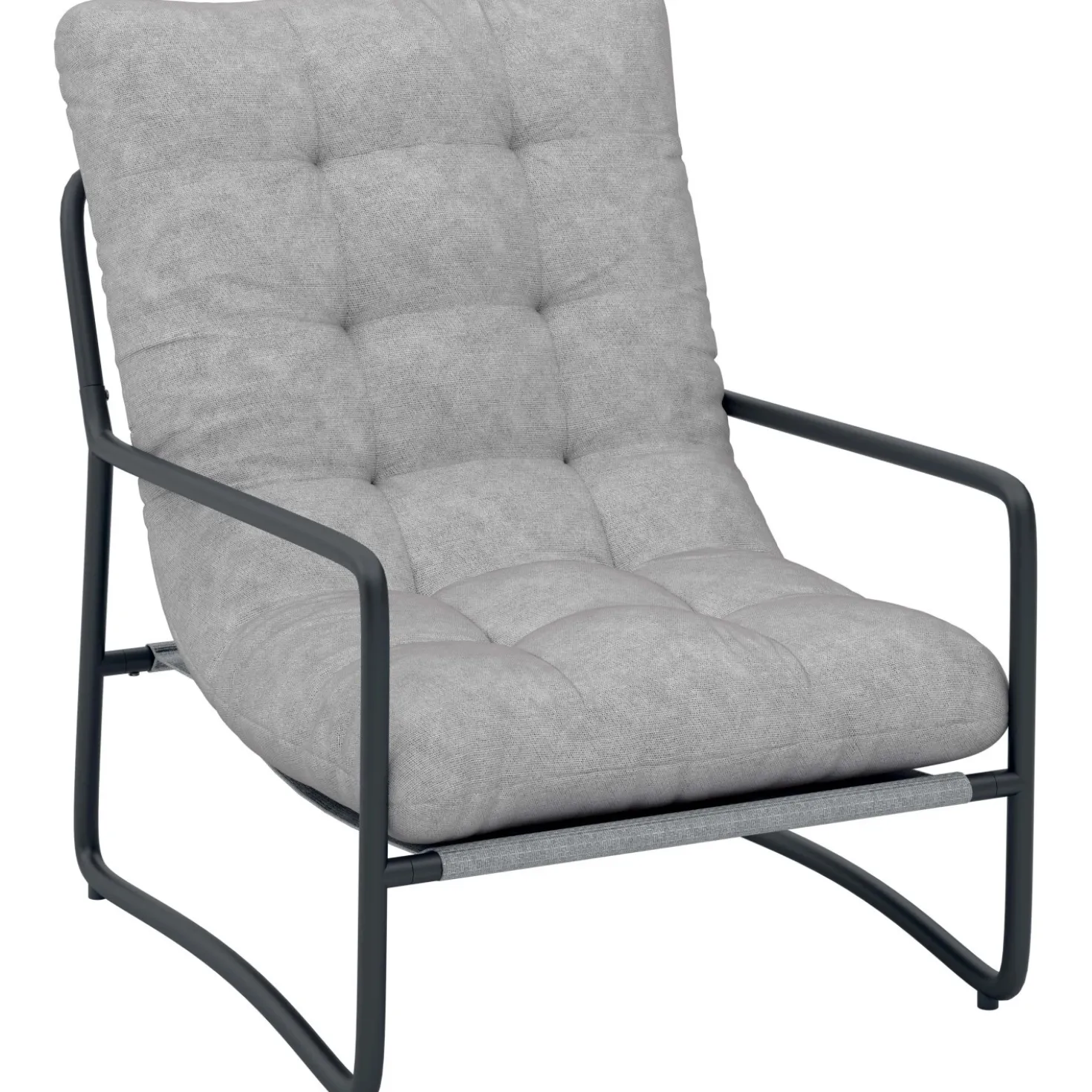 Salotto da giardino Patterson grigio chiaro 4 posti