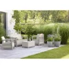 Salotto da giardino Scandi Linea in plastica beige 4 posti