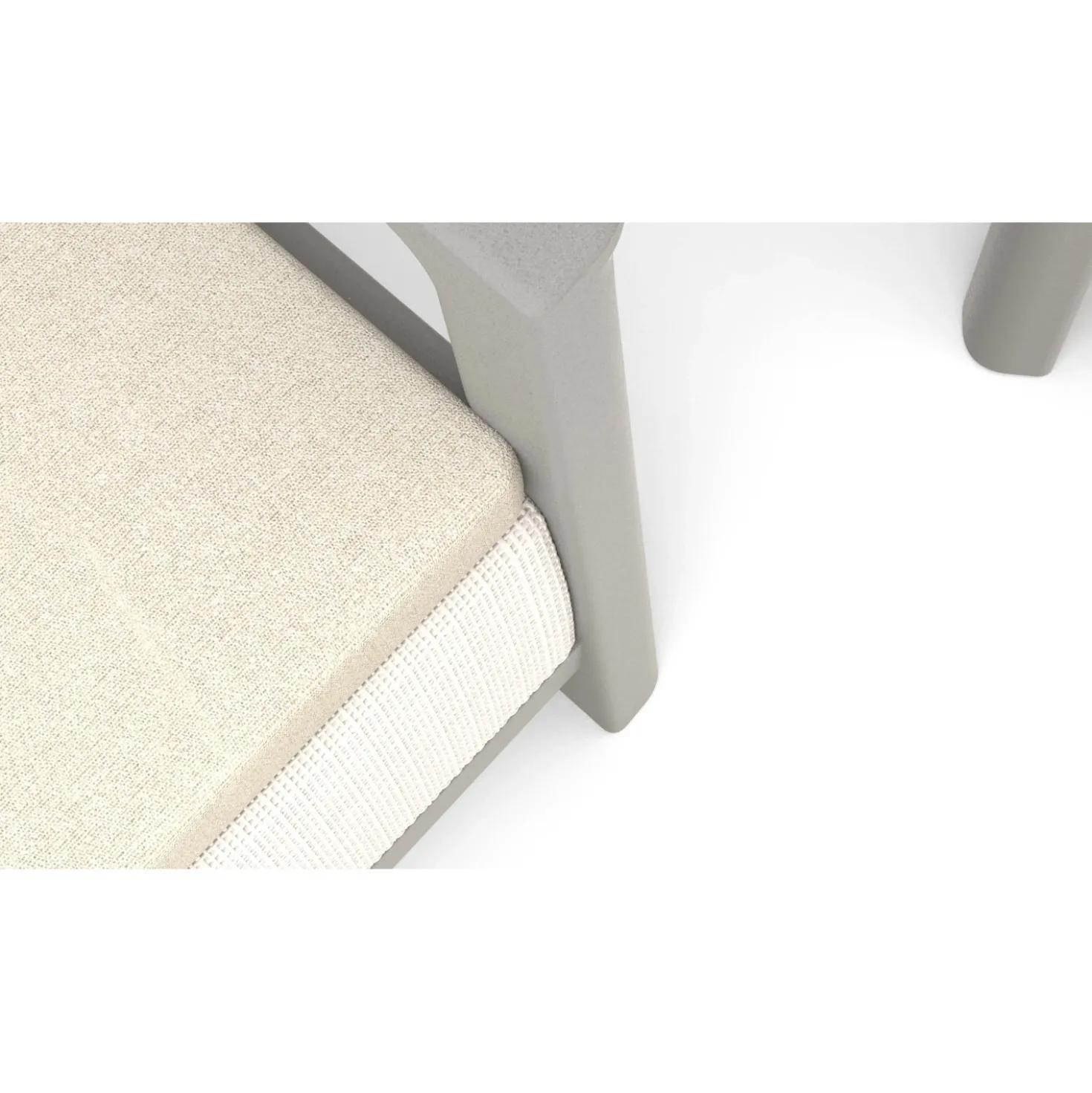 Salotto da giardino Scandi Linea in plastica beige 4 posti