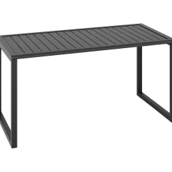 Salotto da giardino Tamworth in allum con cuscini poliestere grigio 4 posti
