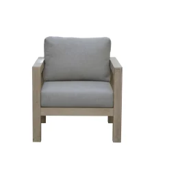 Salotto da giardino Woodbury in legno di acacia 4 posti