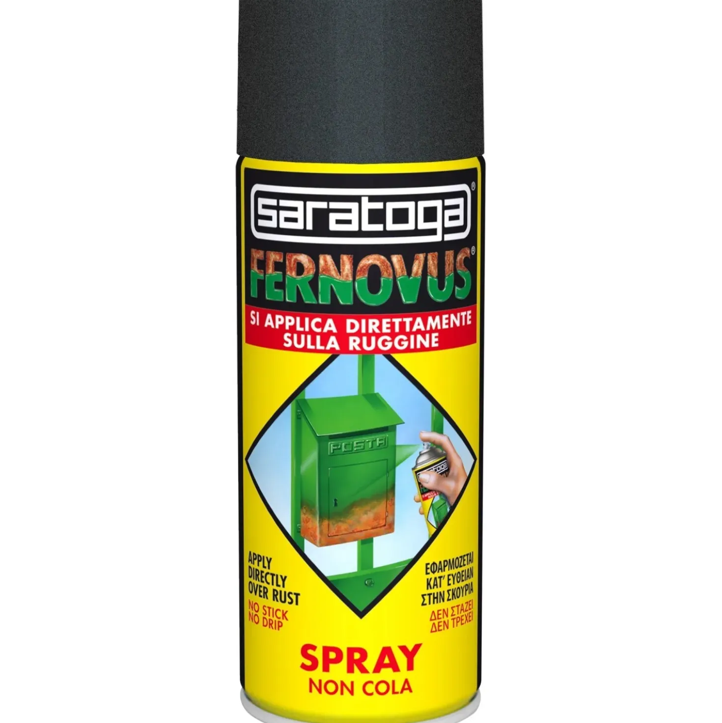 Saratoga spray Fernovus 400 ml grafite ferro metallizzato