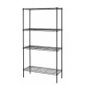 Scaffale filo acciaio 4 ripiani 35,2x90,7x137,2 cm 110 kg/ripiano