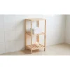 Scaffale in legno di abete 3 ripiani 35x30x70 cm