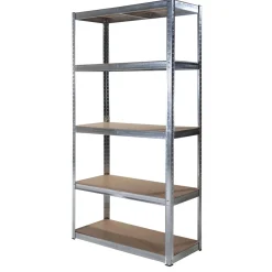 Scaffale in metallo 5 ripiani 90x40x180 cm 175 kg/ripiano