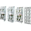Scaffale in metallo per serre con ripiani rimuovibili 75 cm x 177 cm x 34 cm