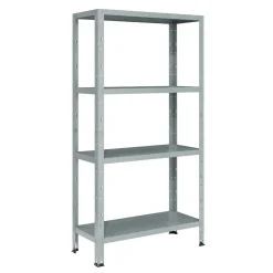 Scaffale in metallo zincato Crosser 4 ripiani 75x30x142 cm 40 kg/ripiano