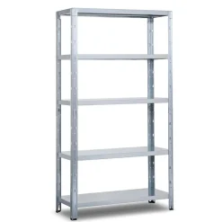 Scaffale in metallo zincato Roma 5 ripiani 120x40x188 cm 200 kg/ripiano