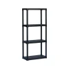 Scaffale in plastica Tempo 4 ripiani 133x60x30 cm 20 kg/ripiano