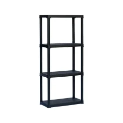 Scaffale in plastica Tempo 4 ripiani 133x60x30 cm 20 kg/ripiano
