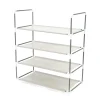 Scaffale scarpiera I Love My Shoes 4 ripiani grigio 58,5x29x70,5 cm