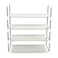Scaffale scarpiera I Love My Shoes 4 ripiani grigio 58,5x29x70,5 cm
