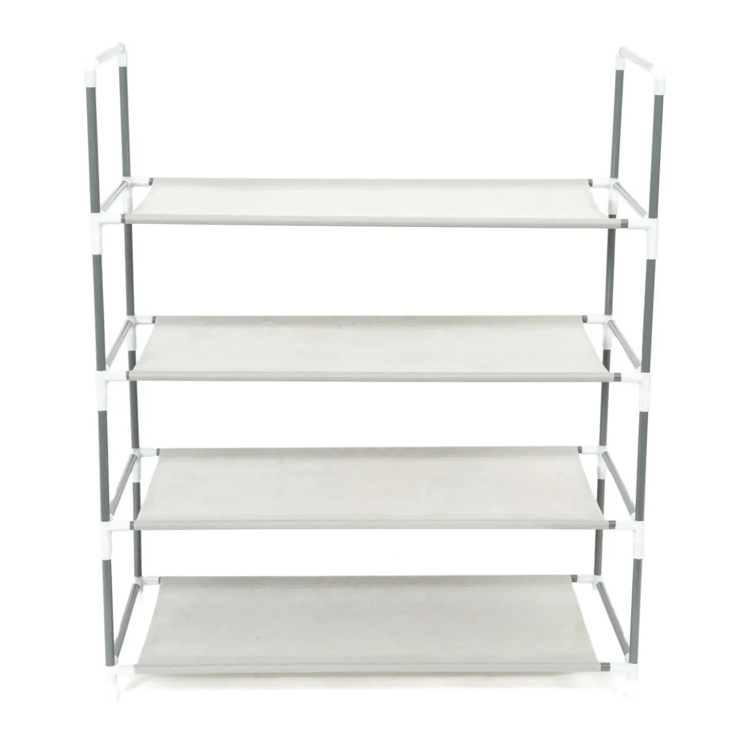 Scaffale scarpiera I Love My Shoes 4 ripiani grigio 58,5x29x70,5 cm
