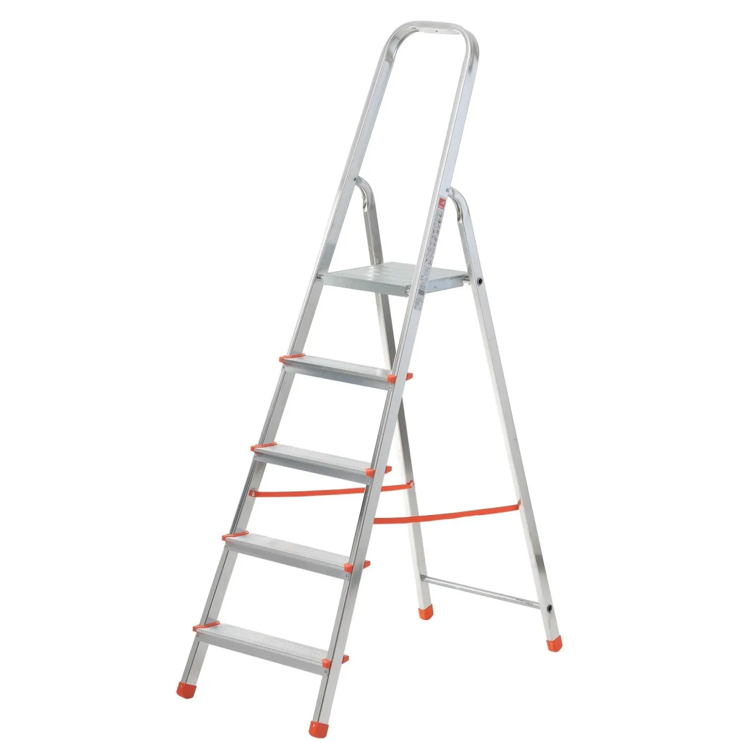 Scala casalinga in alluminio Gierre 5 gradini p/max 150 kg