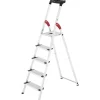 Scala in alluminio Profistep XXL 5 gradini extra larghi
