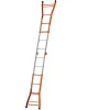 Scala telescopica in acciaio multifunzione Peppina FE 4+4 gradini P max 100 kg