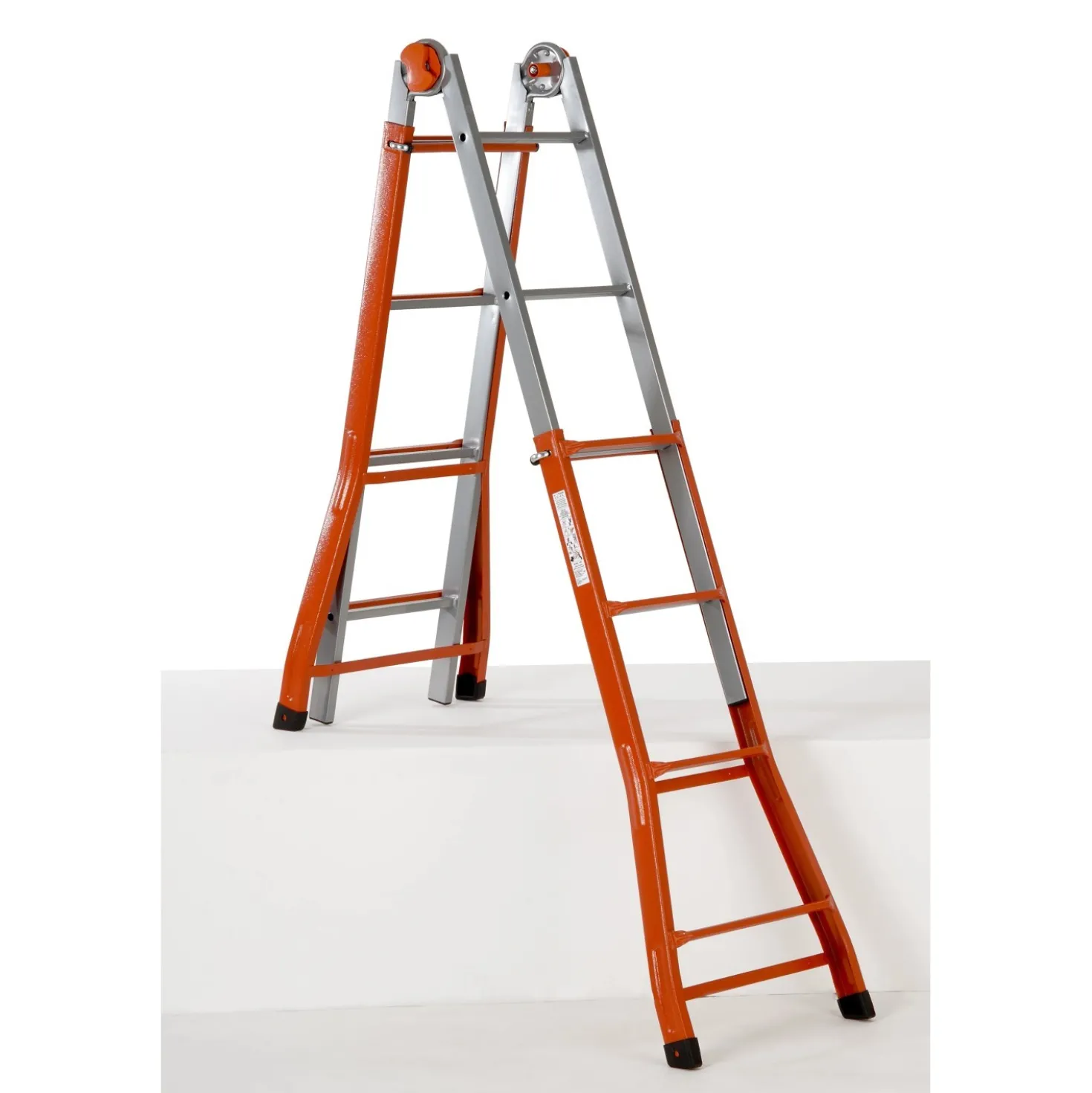 Scala telescopica in acciaio multifunzione Peppina FE 4+4 gradini P max 100 kg