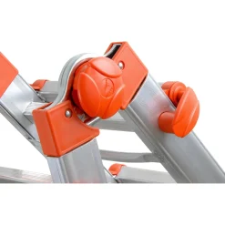 Scala telescopica in alluminio multif Peppina ALU EN131 4+4 gradini P max 150 kg