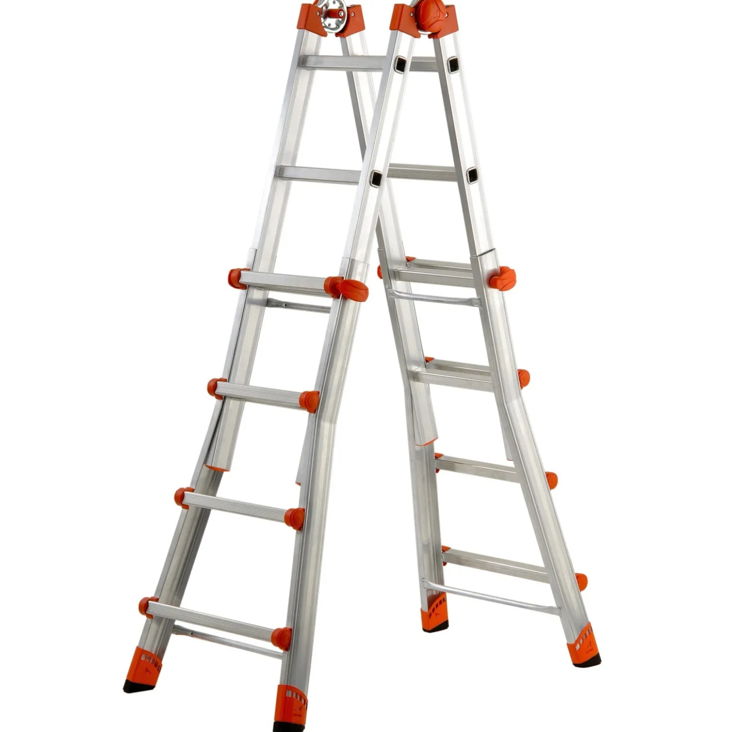 Scala telescopica in alluminio multif Peppina ALU EN131 4+4 gradini P max 150 kg