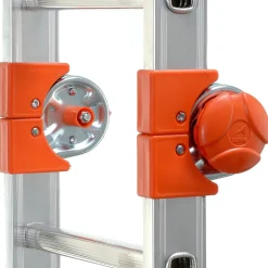 Scala telescopica in alluminio multif Peppina ALU EN131 4+4 gradini P max 150 kg