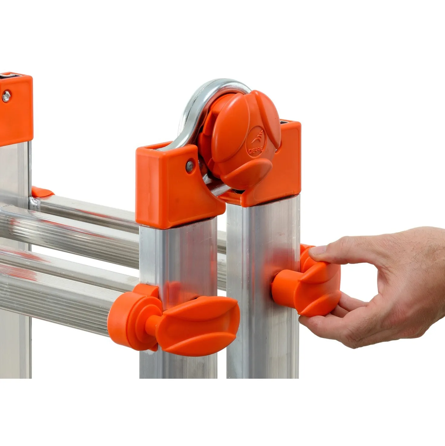 Scala telescopica in alluminio multif Peppina ALU EN131 4+4 gradini P max 150 kg