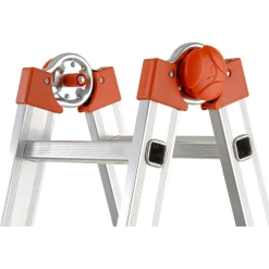 Scala telescopica in alluminio multif Peppina ALU EN131 5+5 gradini P max 150 kg