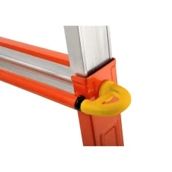 Scala telescopica in alluminio multif Peppina MIX 4+4 gradini p. max 100 kg