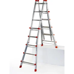 Scala telescopica in alluminio Peppina ALU 5+5 gradini P max 100 kg
