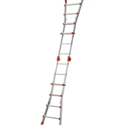 Scala telescopica in alluminio Peppina ALU 4+4 gradini P max 100 kg