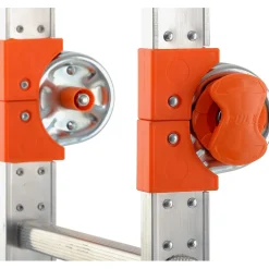 Scala telescopica in alluminio Peppina ALU 4+4 gradini P max 100 kg