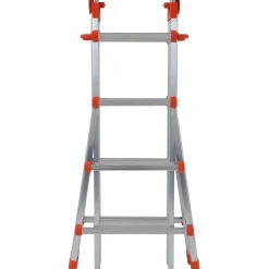 Scala telescopica in alluminio Peppina ALU 4+4 gradini P max 100 kg
