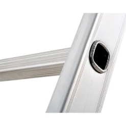 Scala trasformabile in alluminio Modula tripla 3x7 gradini P max 150 kg