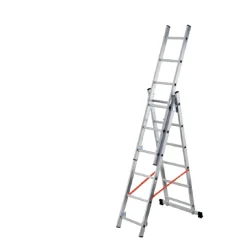Scala trasformabile in alluminio Modula 3x6 gradini P max 150 kg