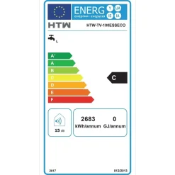 Scaldabagno elettrico HTM Essential 100 l 920x515x505 cm