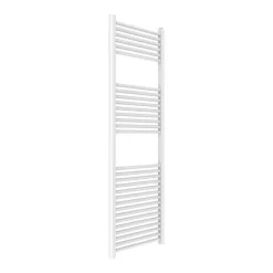Scaldasalviette idraulico in acciaio verniciato bianco 50x150 cm