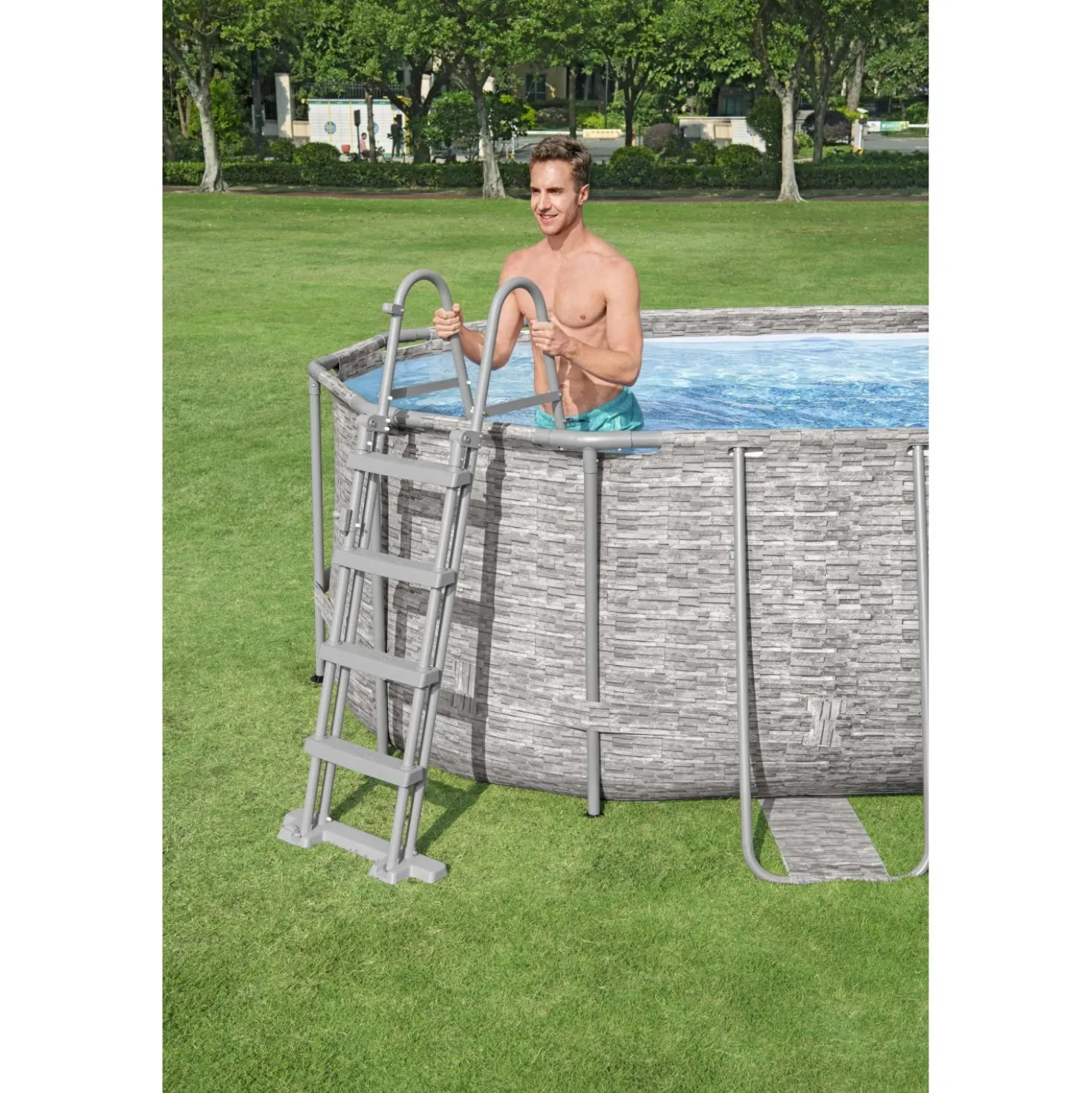 Scaletta di sicurezza Bestway per piscine 122 cm