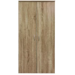 Scarpiera 2 ante e 7 ripiani pannello truciolare 55x34x112 cm sonoma