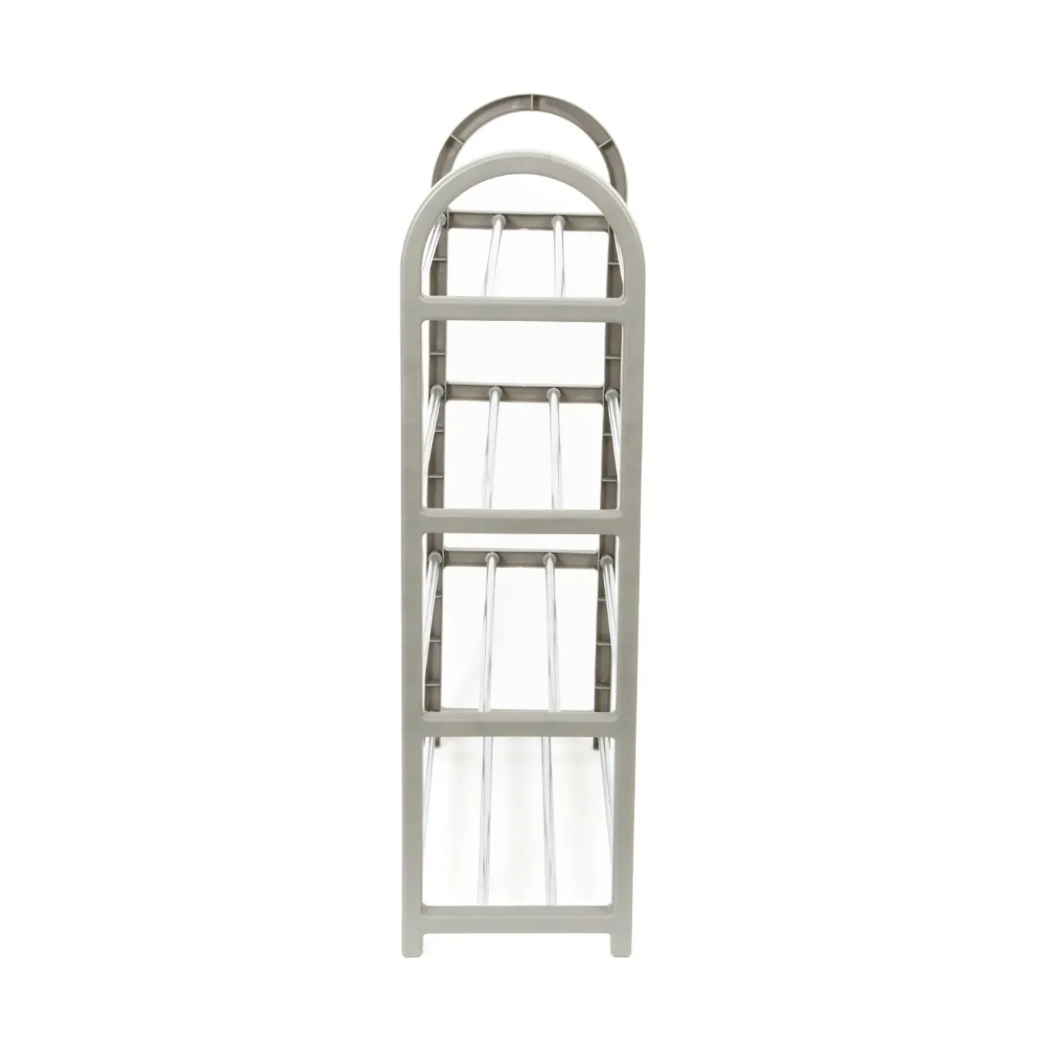 Scarpiera 4 livelli in metallo e plastica 49,5x18,4xH65 cm