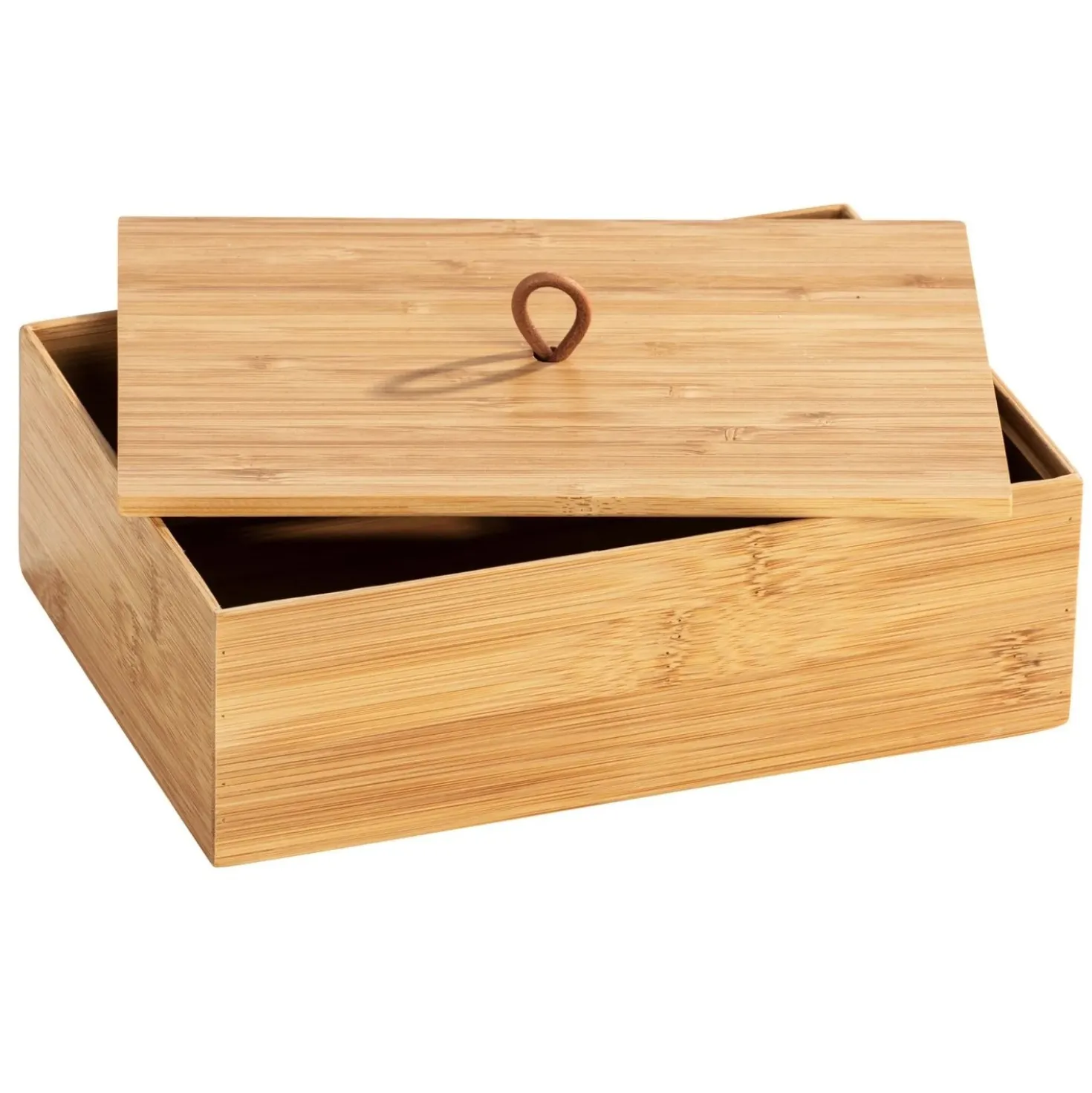 Scatola con coperchio Terra bambù FSC
