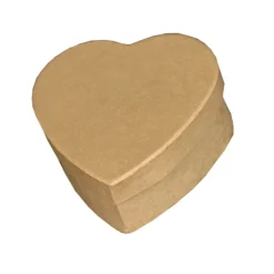 Scatola di cartone cuore 9x9x4 cm