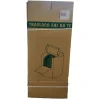 Scatola di cartone porta abiti con asta 50x50x120 cm