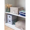 Scatole in cartone Shirt set 2 azzurro 40x31x21 cm