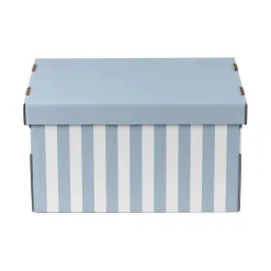 Scatole in cartone Shirt set 2 azzurro 40x31x21 cm