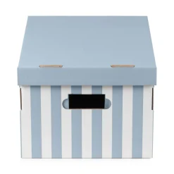 Scatole in cartone Shirt set 2 azzurro 40x31x21 cm
