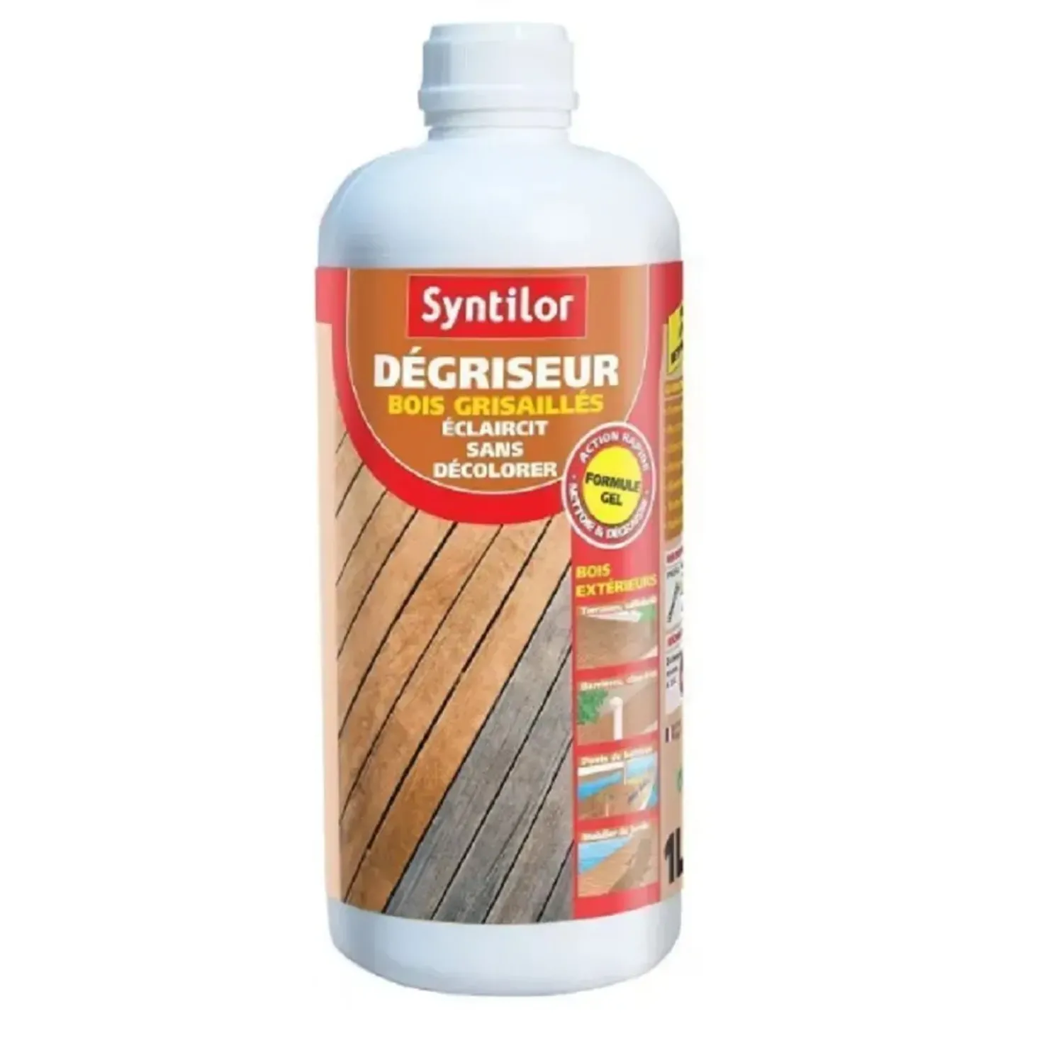Schiarente e pulitore per legno 1 l