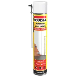Schiuma poliuretanica montaggio ed isolamento manuale 750 ml