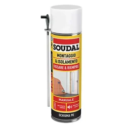 Schiuma poliuretanica montaggio ed isolamento manuale 500 ml
