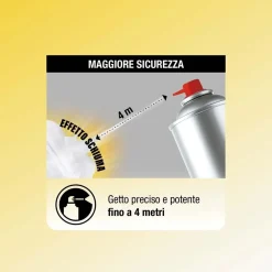 Schiuma spray Vespicida schiumogeno per vespe e calabroni 750 ml