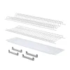 Scolapiatti in filo finitura verniciato bianco per pensili da 90 cm